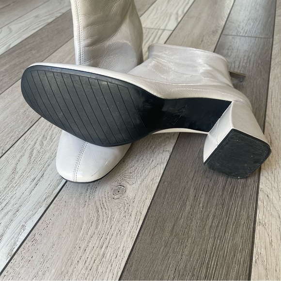 Zara Elegant Cream Ankle Boots - Picture 5 of 10